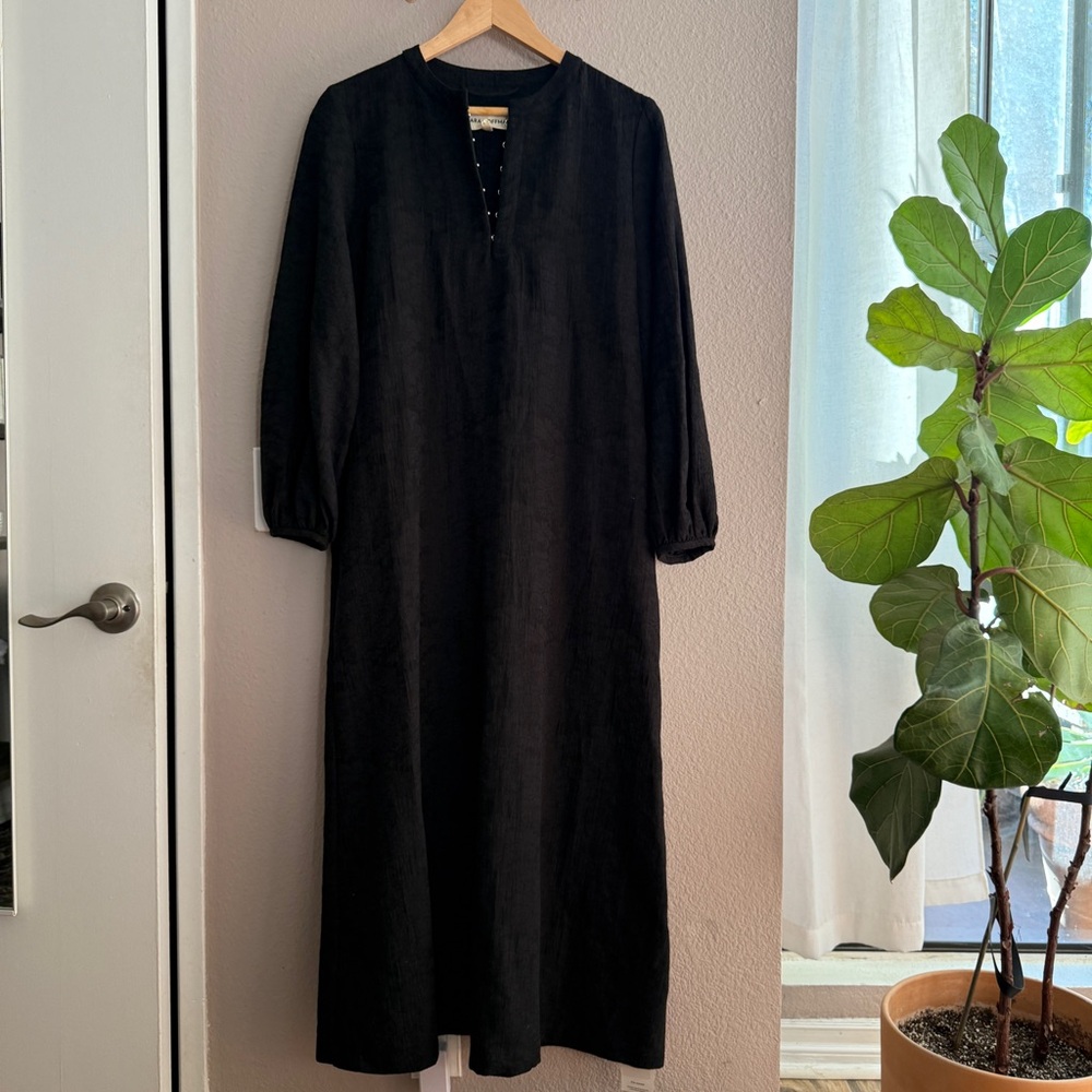 Mara Hoffman Black Long Sleeve Dress